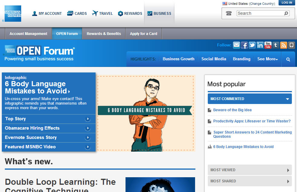 Open Forum Home Page