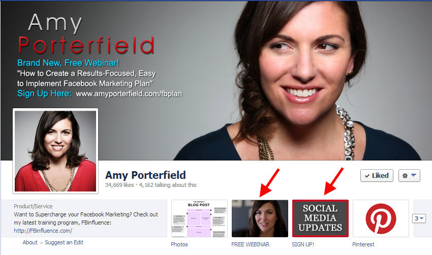 Amy Porterfield Facebook Page