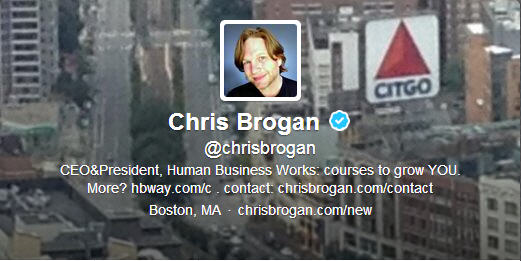 Chris Brogan Twitter
