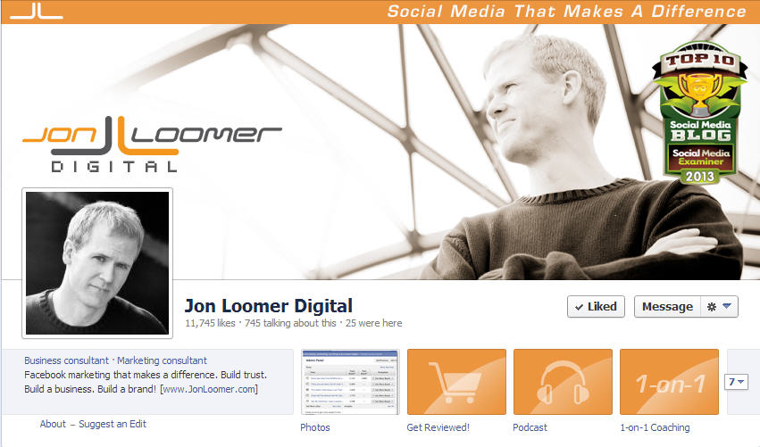 Jon Loomer Facebook Page