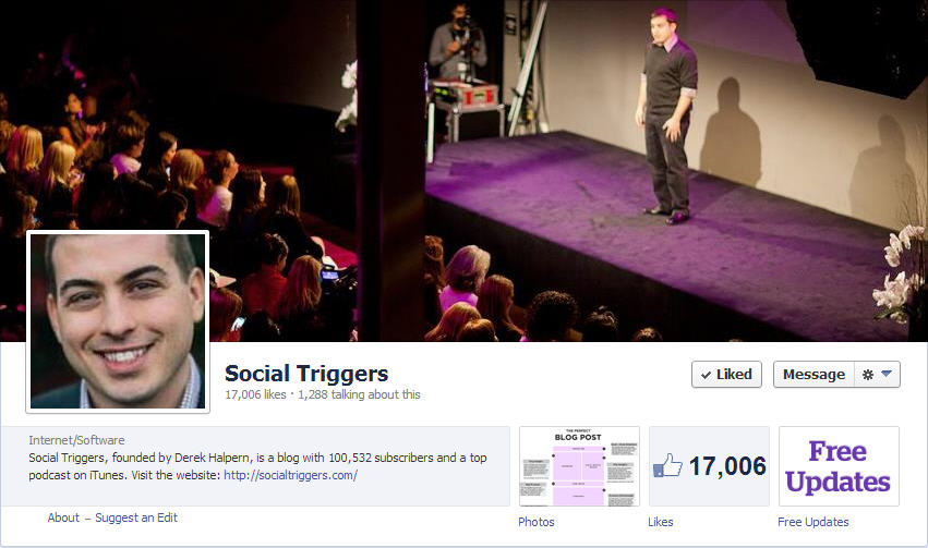 Social Triggers Facebook Page