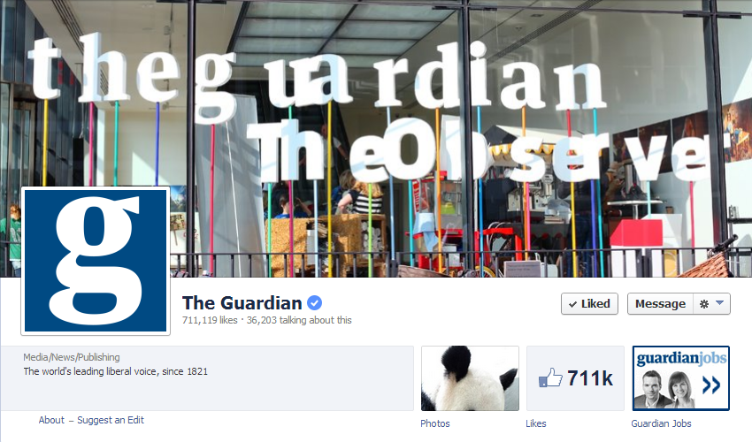 The Guardian Writes Longer Facebook Posts