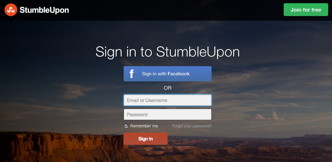 How to Set Up a StumbleUpon Account