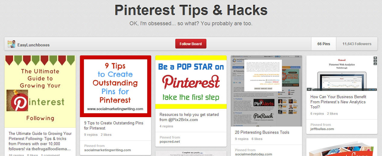 Pinterest Tips and Hacks on Pinterest