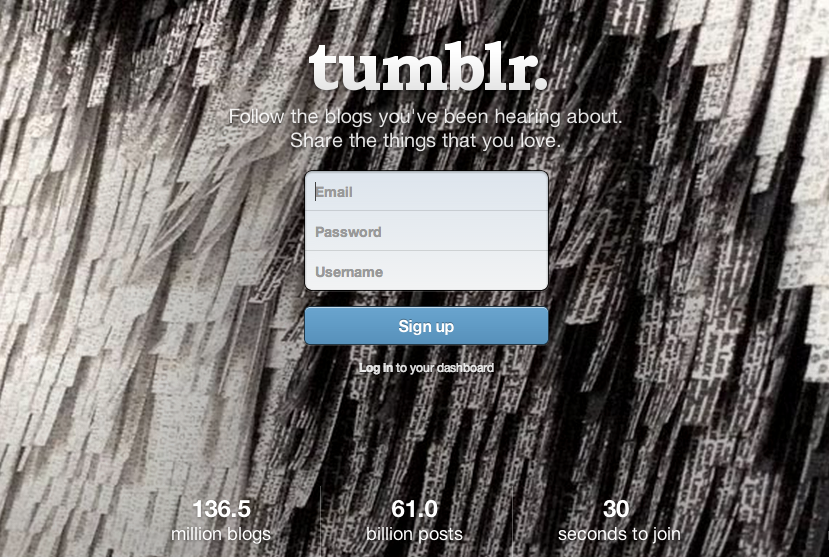 Tumblr Login