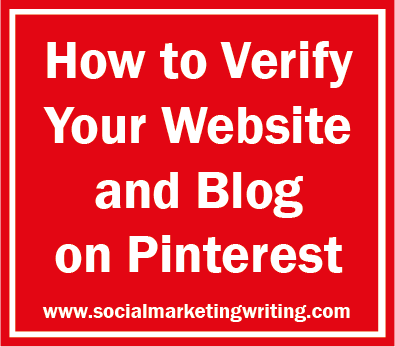 How to Verify Your Website and Blog on Pinterest