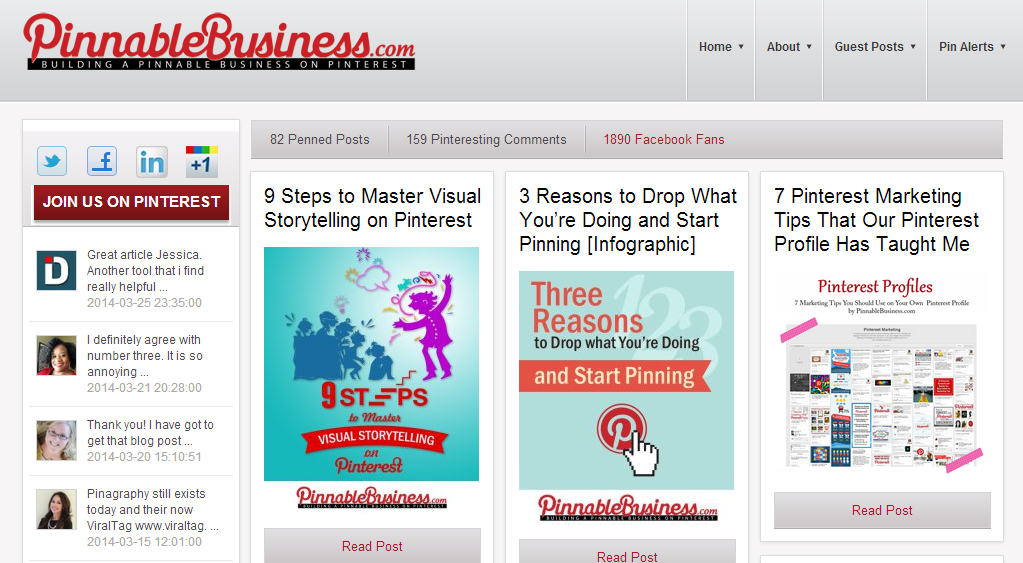 Pinnable Business Blog for Pinterest Tips
