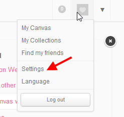 Get Started on We Heart It by Editing Your Settings