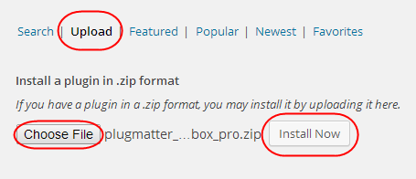 Upload the PlugMatter Plugin Onto Your WordPress