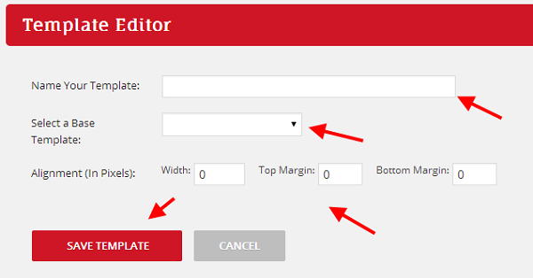 Use the Template Editor to Create Your New Feature Box
