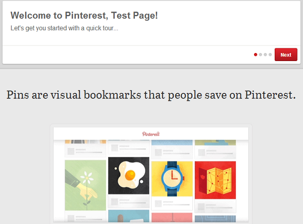Browse Through the Pinterest Brand Page Quick Tour