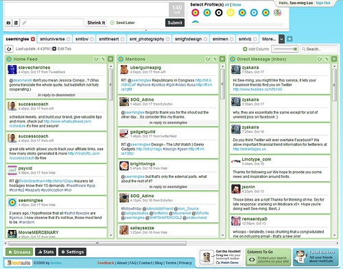 Hootsuite Social Monitoring Tool
