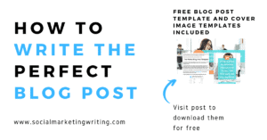 How to Write a Blog Post in 2020 Facebook image