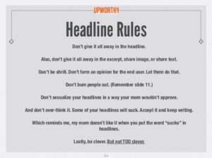 upworthy headline rules