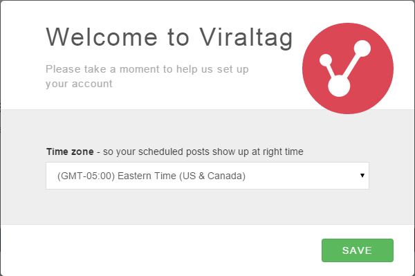 Add Your TImezone to ViralTag