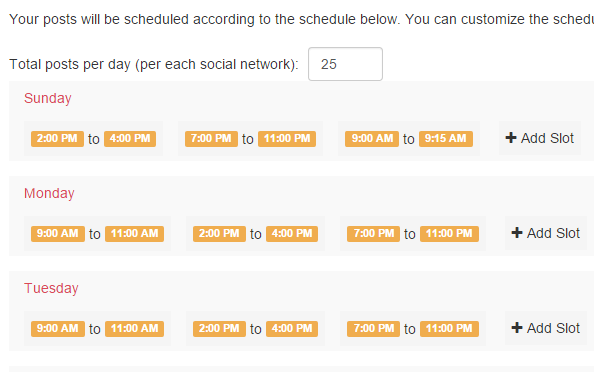 Viraltag posting schedule