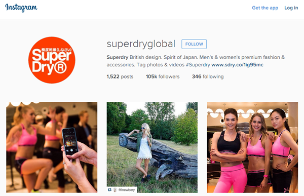 Build a Social Presence for Your Fashion Blog Like Superdry