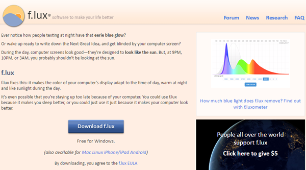f.lux: software to make your life better