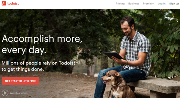 todoist social media marketing productivity tool