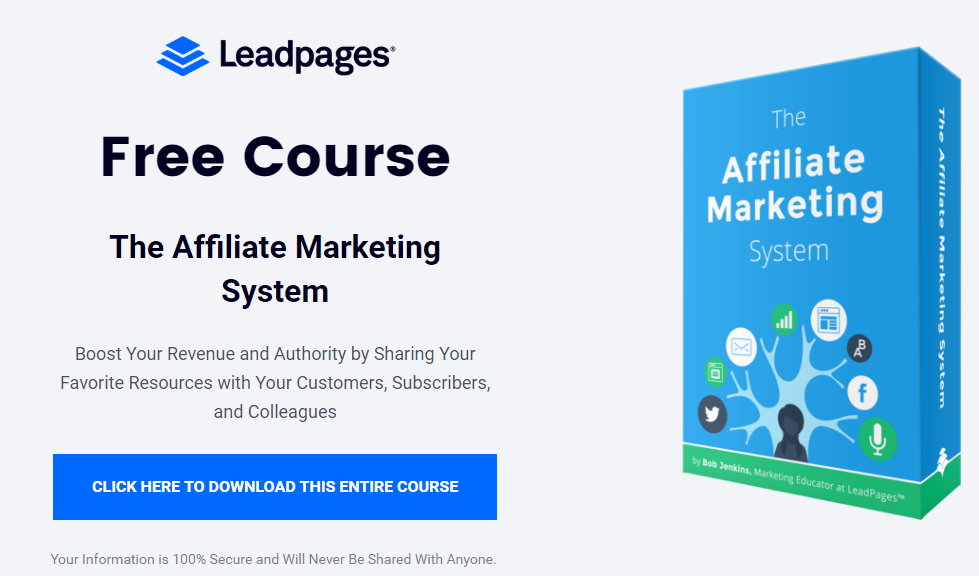 leadpages using courses to market