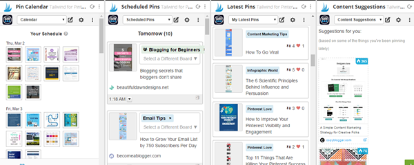 tailwind integrates with hootsuite pinterest scheduling tool