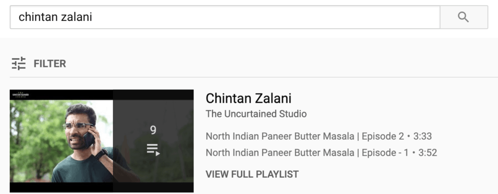 YouTube Playlists rank in search results