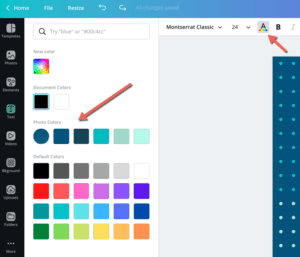 use the photo color finder