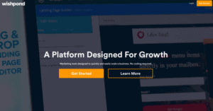 wishpond landing page creator