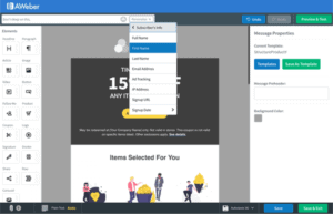 aweber template example