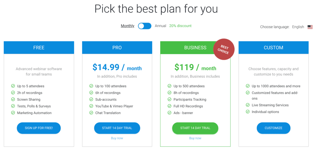 livewebinar pricing