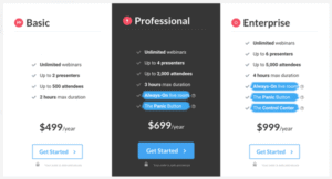 webinarjam pricing