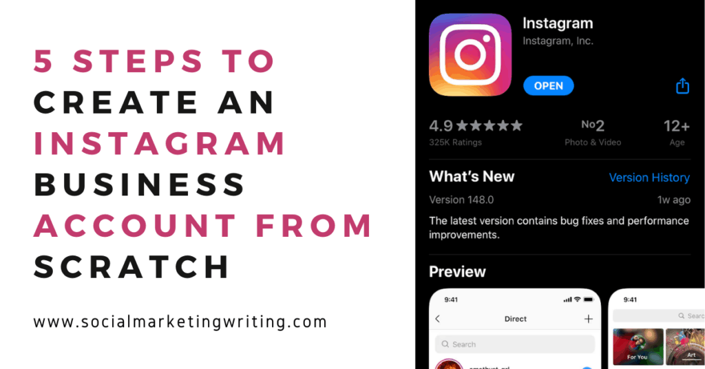 5 Steps to Create an Instagram Business Account