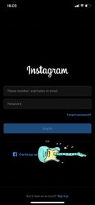 sign up an instagram account
