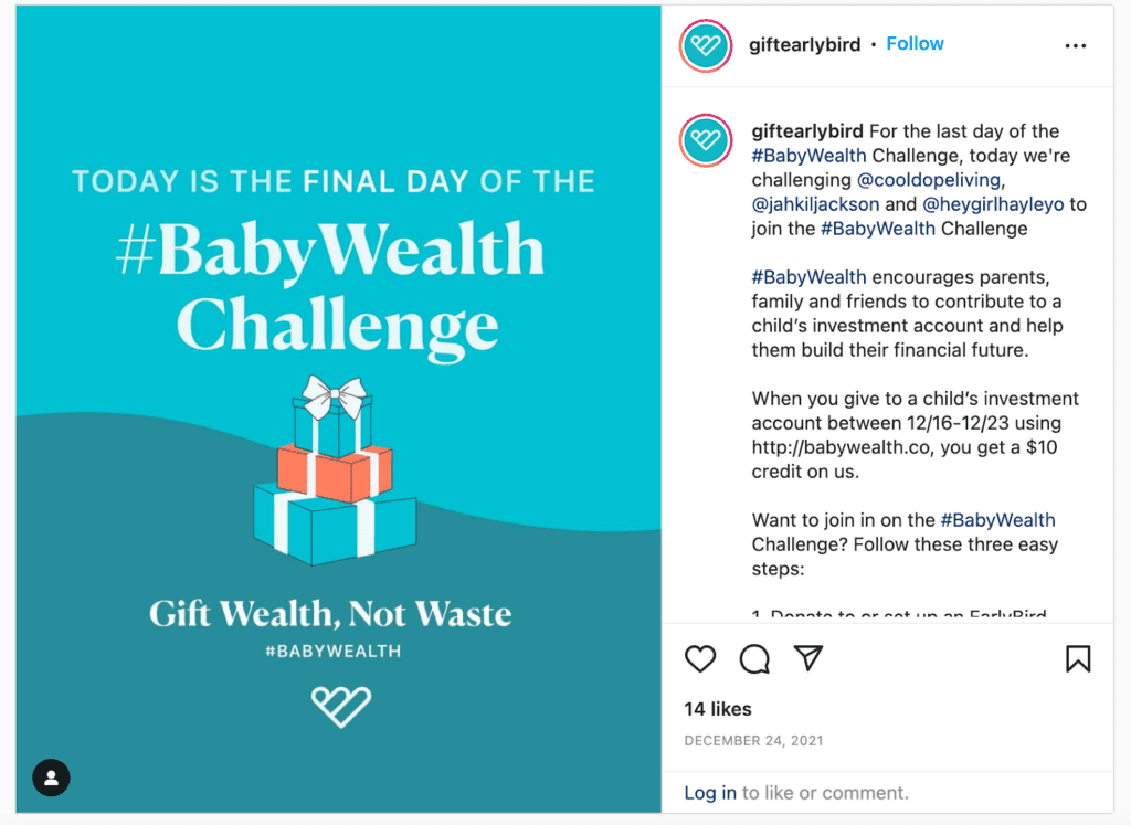 engaging Instagram post example